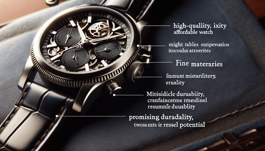 How To Identify An Affordable Luxury Watch